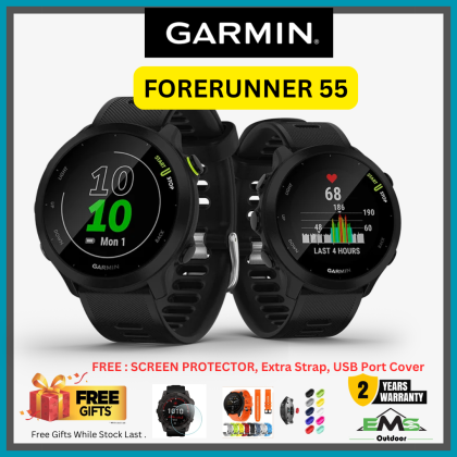 Garmin Forerunner 55 GPS Smartwatch | Built-in GPS + FREE Gifts Garmin Forerunner 55 GPS Smartwatch | Built-in GPS + FREE Gifts